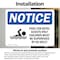 Signmission DANGER Pool For Hotel Guests Only Children, 7 in W x Rectangle, Vinyl Decal OS-2PACK-NS-D-57-L-10912 - alternate 2